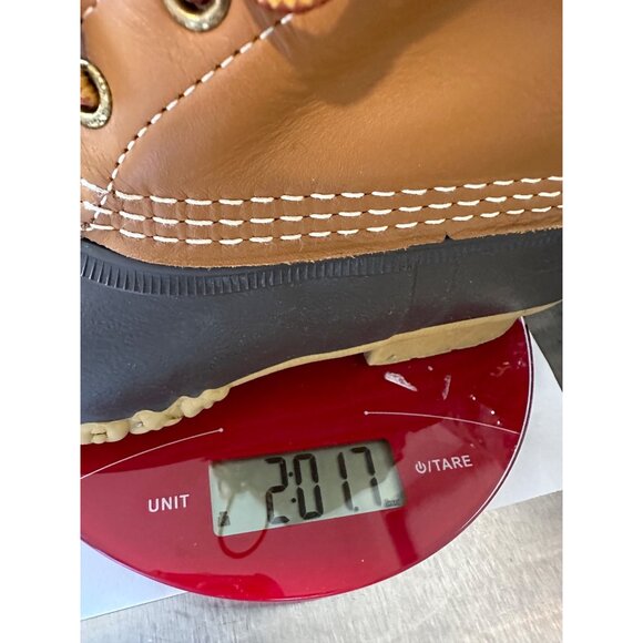 L.L. Bean Tan and Black Lace-Up Boots - Picture 7 of 7